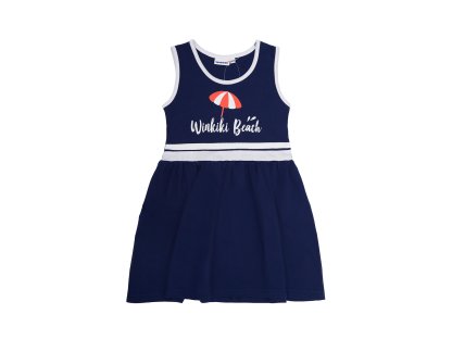 Dívčí letní šaty Winkiki Beach - navy