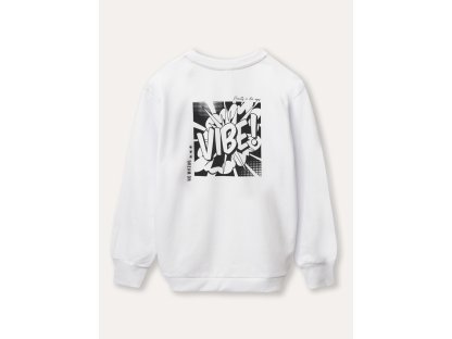 Dívčí mikina Dream On - bílá