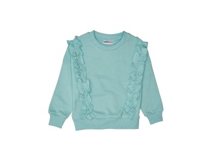 Dívčí mikina Frill - mátová