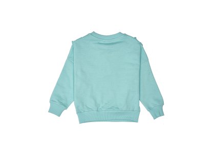 Dívčí mikina Frill - mátová