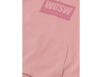 Dívčí mikina s kapucí WGSW - broskvová