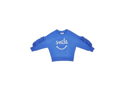 Dívčí mikina Smile - modrá