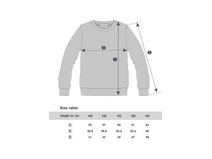Dívčí mikina Velur - navy