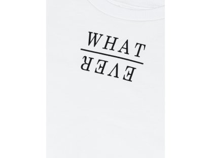 Dívčí mikina What Ever - bílá