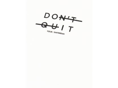 Dívčí šaty Don't Quit - bílá