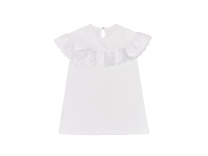 Dívčí šaty Elegant - bílá