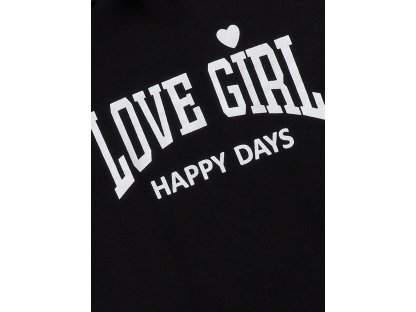 Dívčí šaty Happy Days - černá