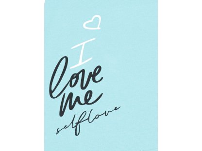 Dívčí šaty Love - tyrkysová