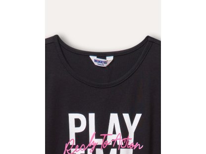 Dívčí šaty Play Time - černá