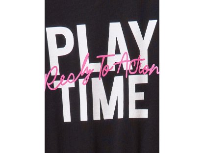 Dívčí šaty Play Time - černá