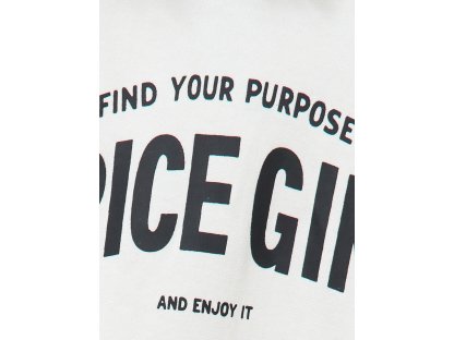 Dívčí šaty Spice Girl - Mléčně bílá
