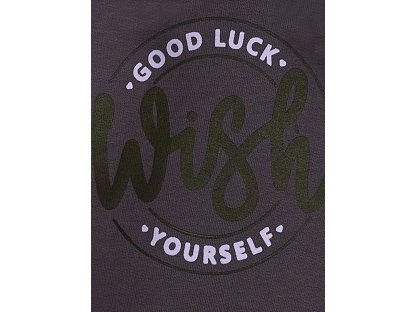Dívčí šaty Wish - grafitová