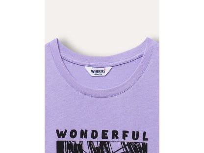 Dívčí šaty Wonderful - liliová
