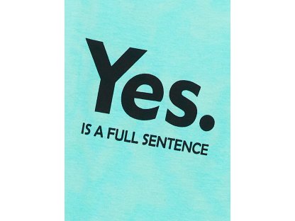 Dívčí šaty Yes - tyrkysová