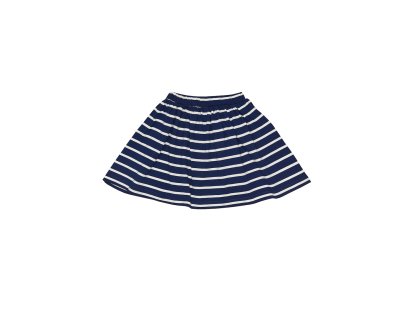 Dívčí sukně Paris - navy - pruhy