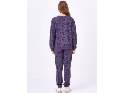 Dívčí tepláky Casual - fialová