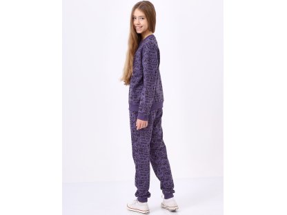Dívčí tepláky Casual - fialová
