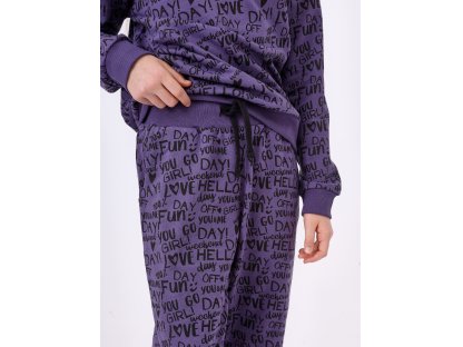 Dívčí tepláky Casual - fialová