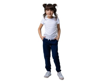Dívčí tepláky Girls Club - navy