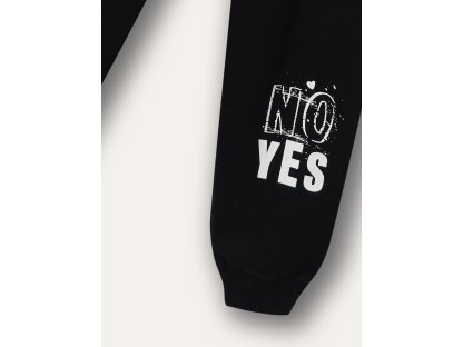 Dívčí tepláky YES/NO - černá