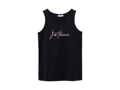 Dívčí tílko JeT'aime - černá