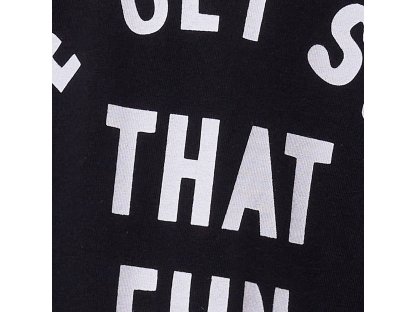 Dívčí top Fun - černá
