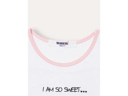 Dívčí top Sweet - bílá