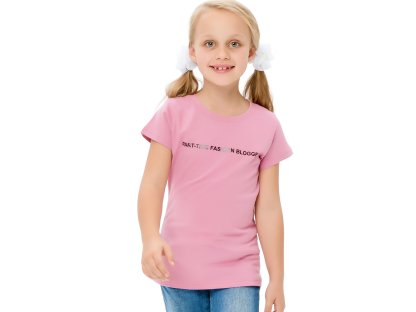 Dívčí tričko Fashion - růžová