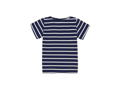 Dívčí tričko I love Paris - navy - pruhy