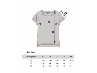Dívčí tričko Love Cool Vibe - navy