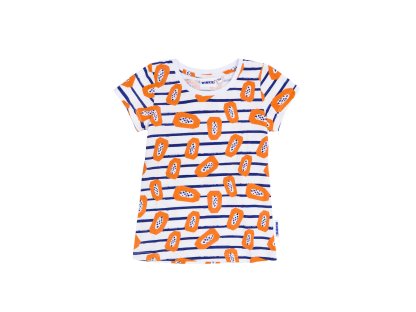 Dívčí tričko Papaya - bílá