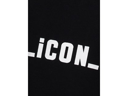 Dívčí tričko s krátkým rukávem Icon - černá