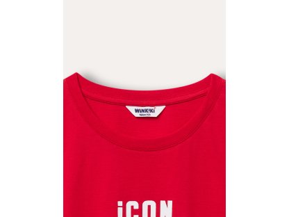 Dívčí tričko s krátkým rukávem Icon - červená