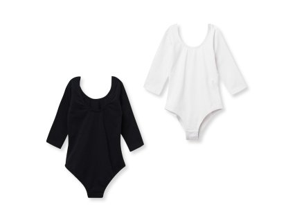 SET - 2ks - gymnastický dres s dlouhým rukávem - více barev