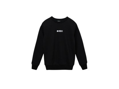 Unisex mikina REC - Černá