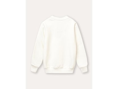 Unisex mikina REC - Mléčně bílá