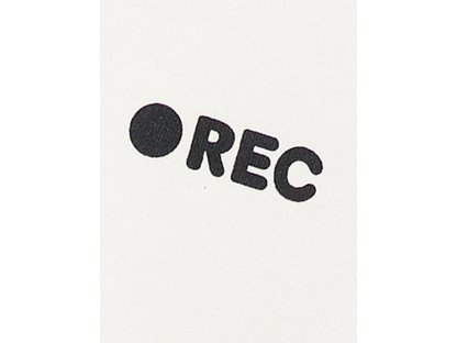 Unisex mikina REC - Mléčně bílá