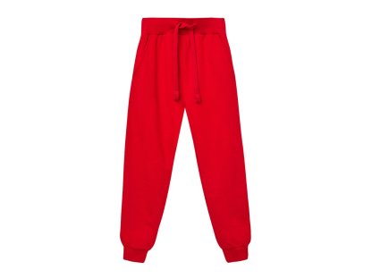 Unisex tepláky Basic - Červená