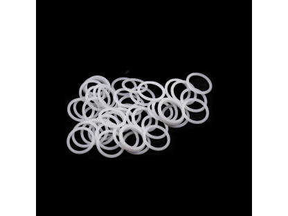 Kroužek plast transparent 25/20 mm