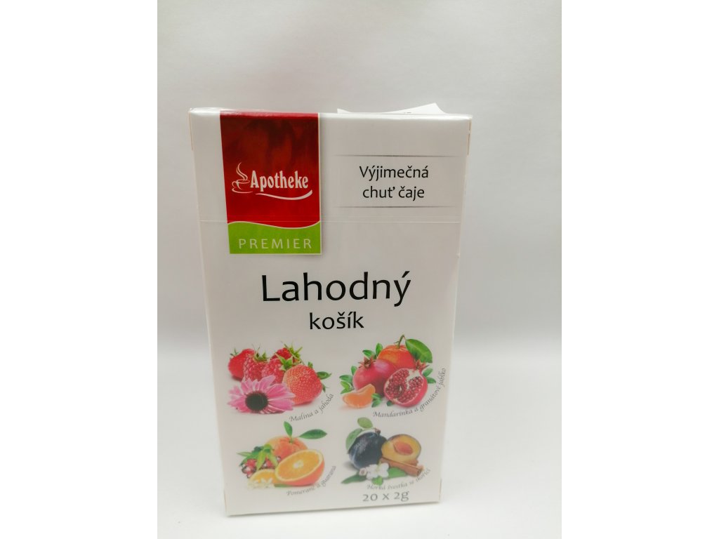 Čaj Apotheke Lahodný košík variace čajů 4v1 20 x 2 g