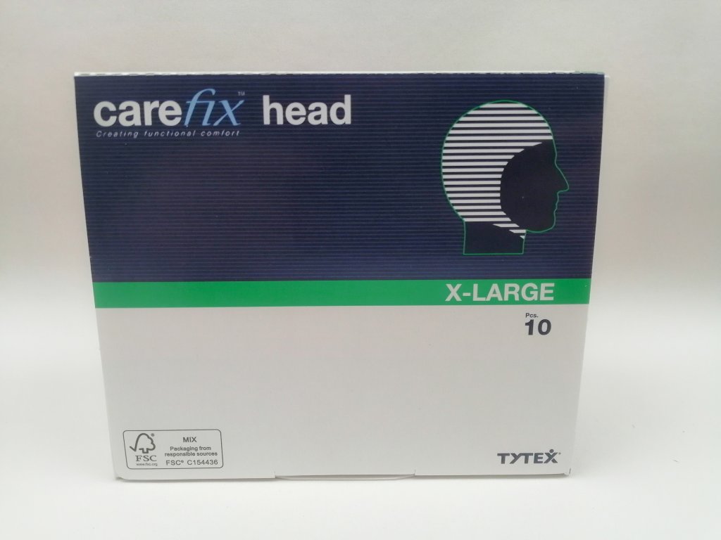 Carefix Head elastický obvaz pro fixaci ster. krytí hlavy vel. XL /10 ks/