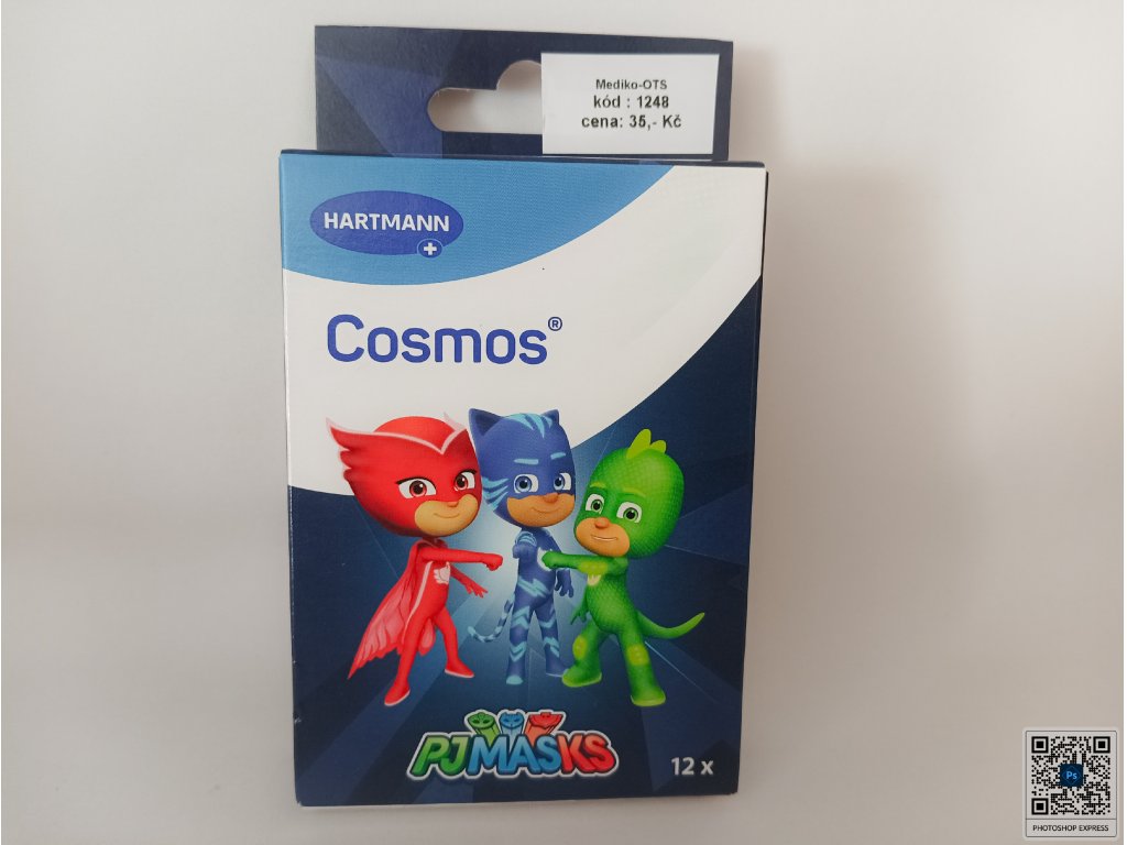 Cosmos náplast dětská PJ Masks 3 vel. /12 ks/