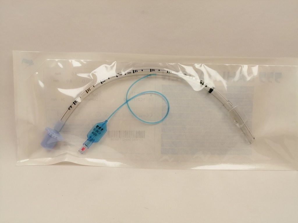 Endotracheální trubice Magill s manžetou, bez vodiče, 6 mm