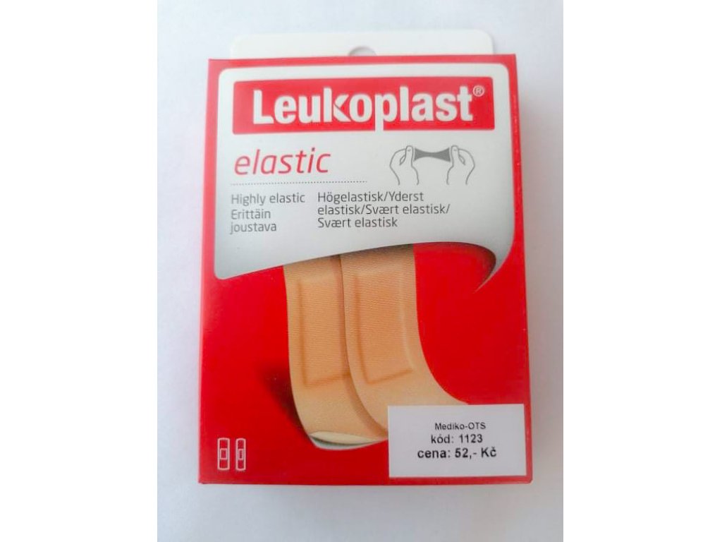 Leukoplast Elastic náplast pružná 2 vel. /20 ks/