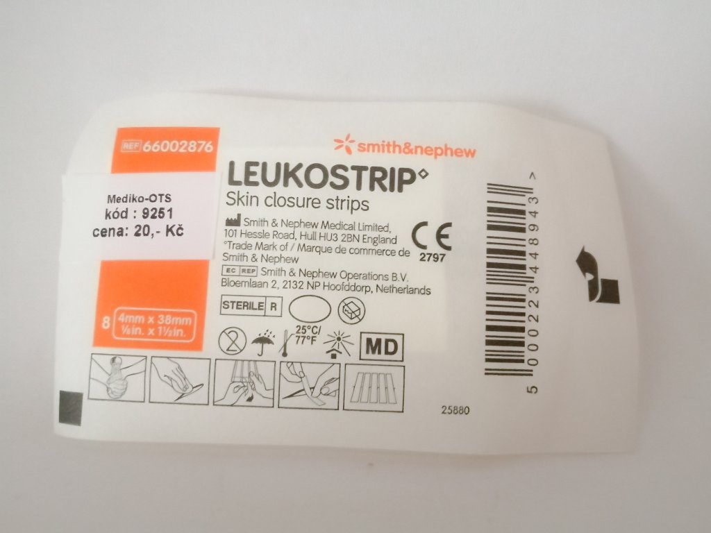 Leukostrip 4 mm x 38 mm /8 ks/