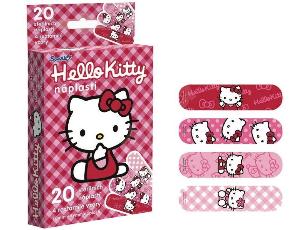 Náplast dětská KIDS Hello Kitty /10 ks/