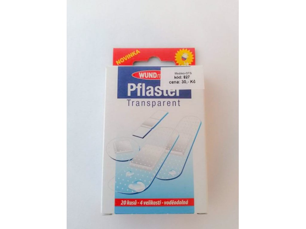 Náplast WUNDmed transparent /20 ks/