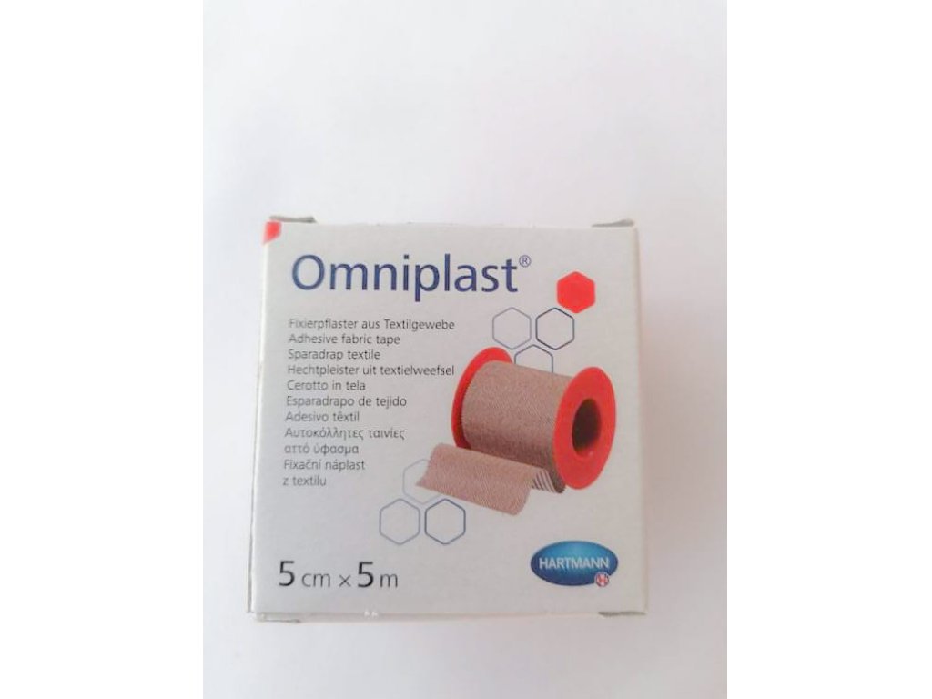 Omniplast textilní náplast 5 cm x 5 m