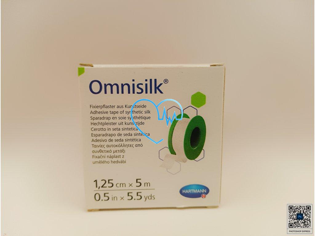 Omnisilk náplast bílé hedvábí 1,25 cm x 5 m