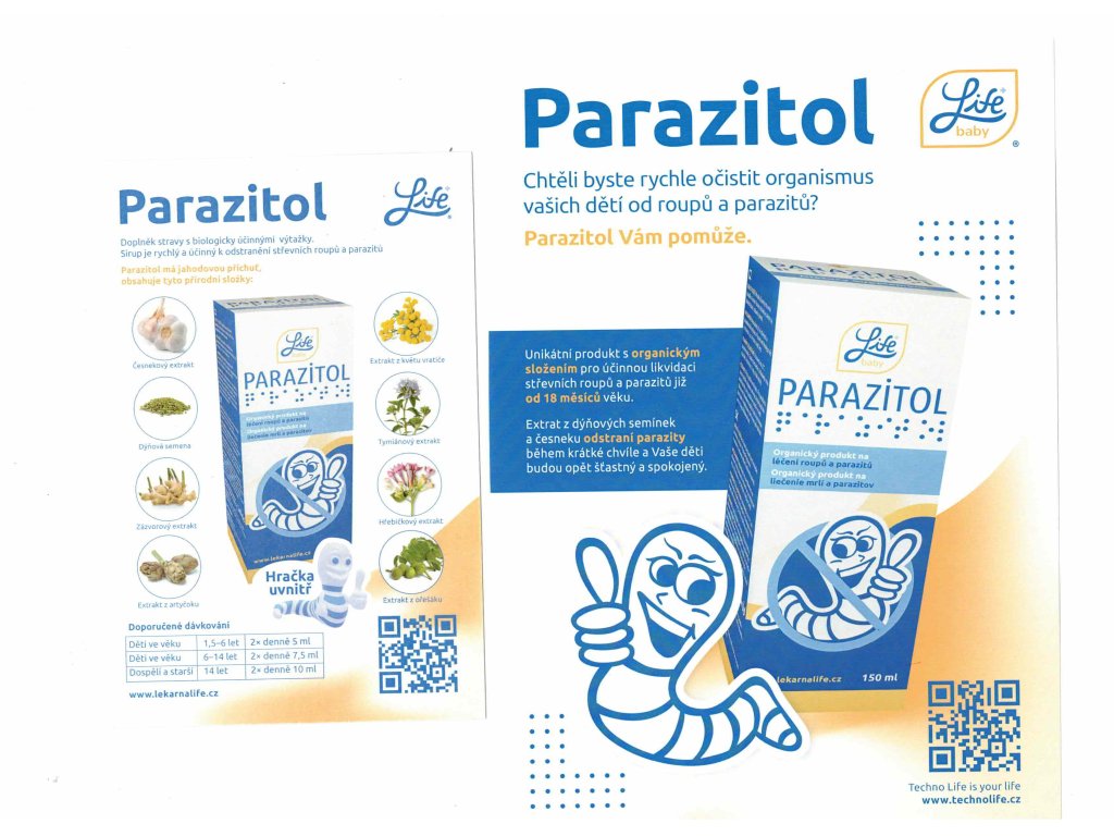 Parazitol sirup 150 ml